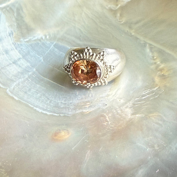 Norfolk Ring Champagne CZ