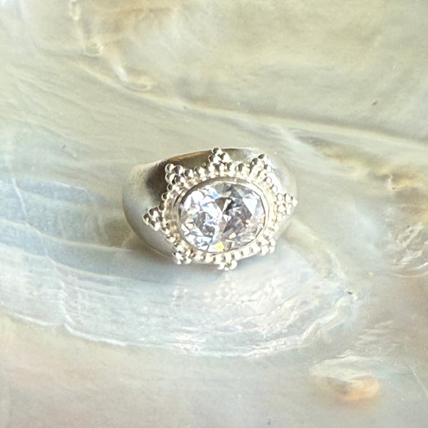 Norfolk Ring Diamond CZ