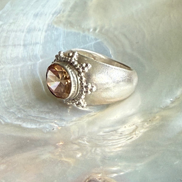 Norfolk Ring Champagne CZ