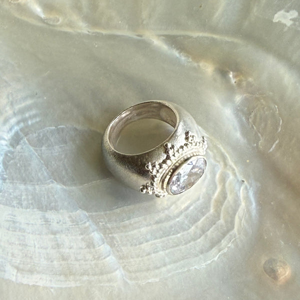 Norfolk Ring Diamond CZ