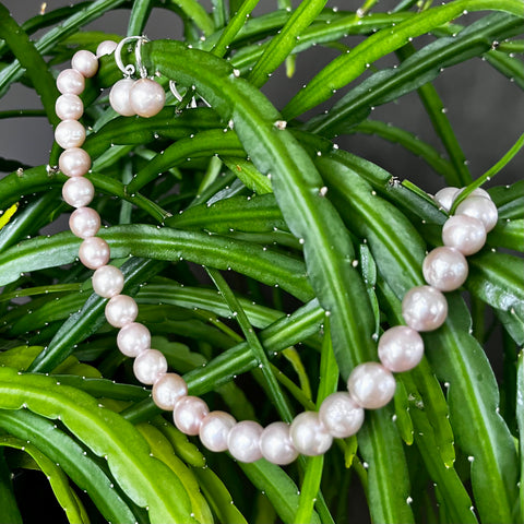 Pink Freshwater Ming Necklace