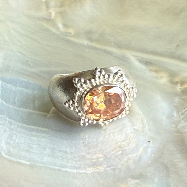 Norfolk Ring Champagne CZ