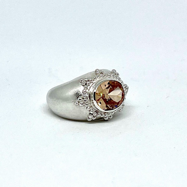 Norfolk Ring Champagne CZ