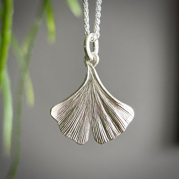 Ginkgo Pendant Necklace
