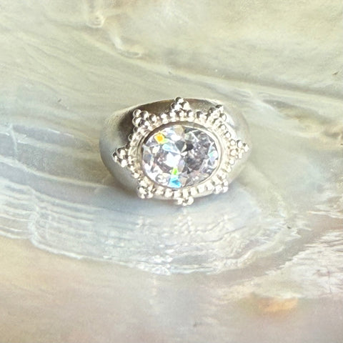 Norfolk Ring Diamond CZ