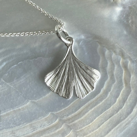 Ginkgo Pendant Necklace