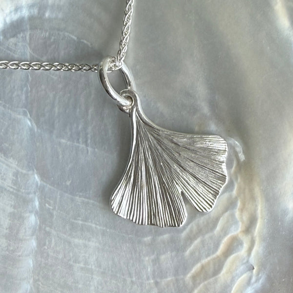 Ginkgo Pendant Necklace