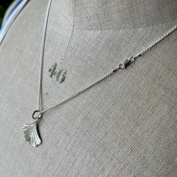 Ginkgo Pendant Necklace